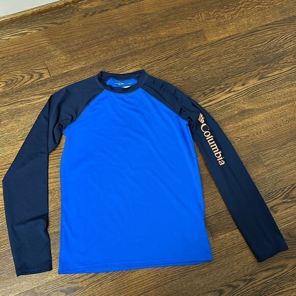 Kids Columbia Omni-Shade Sun Protection Shirt - Size Large - Picture 1 of 7